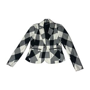 New York & Co 7th Avenue Women’s Blazer Black&White Size 2